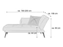 Schlafsofa Riby | Rosa 4