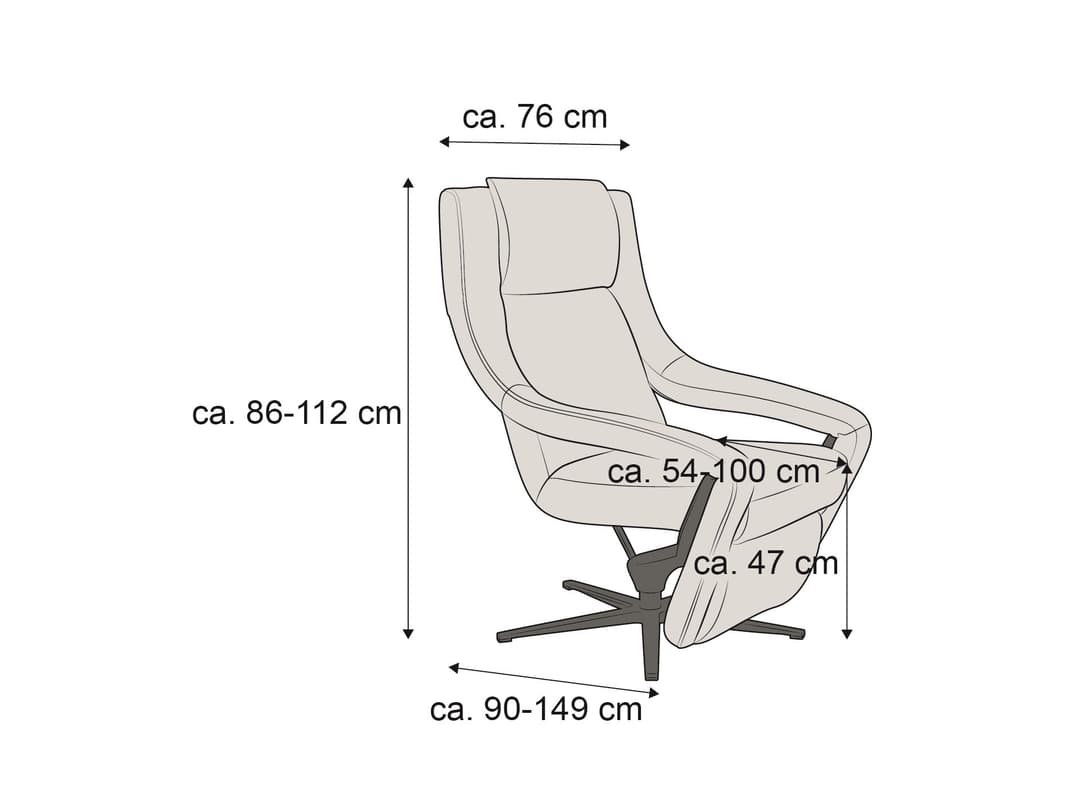 Koinor Relaxsessel Yoko No. 2 | Rot