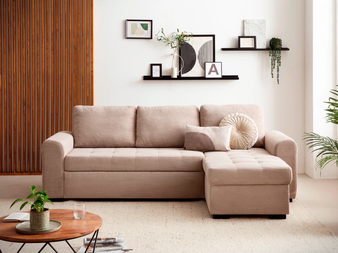 Ecksofa Harder IV | Grau
