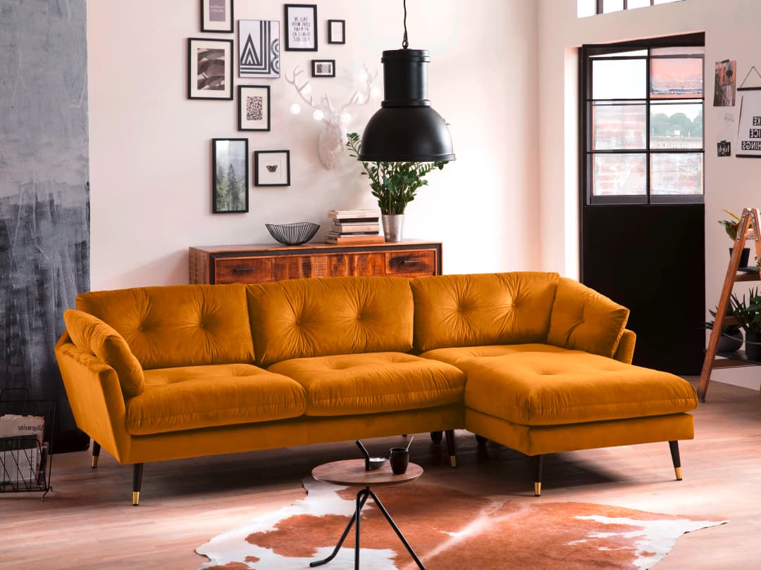 Ecksofa Hunter IV | Gelb