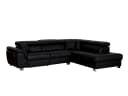 Ecksofa Meka | Schwarz