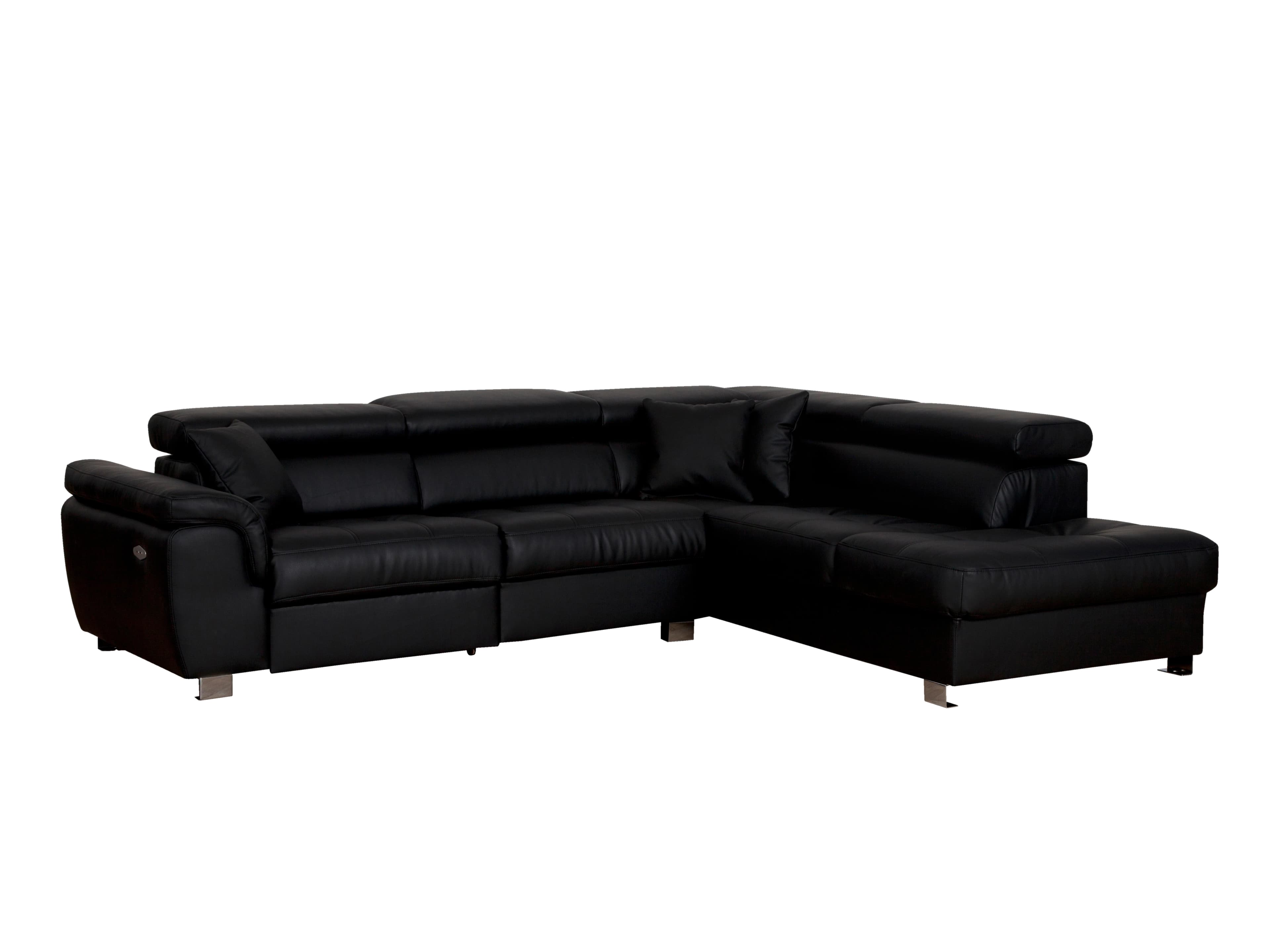 Ecksofa Meka | Schwarz