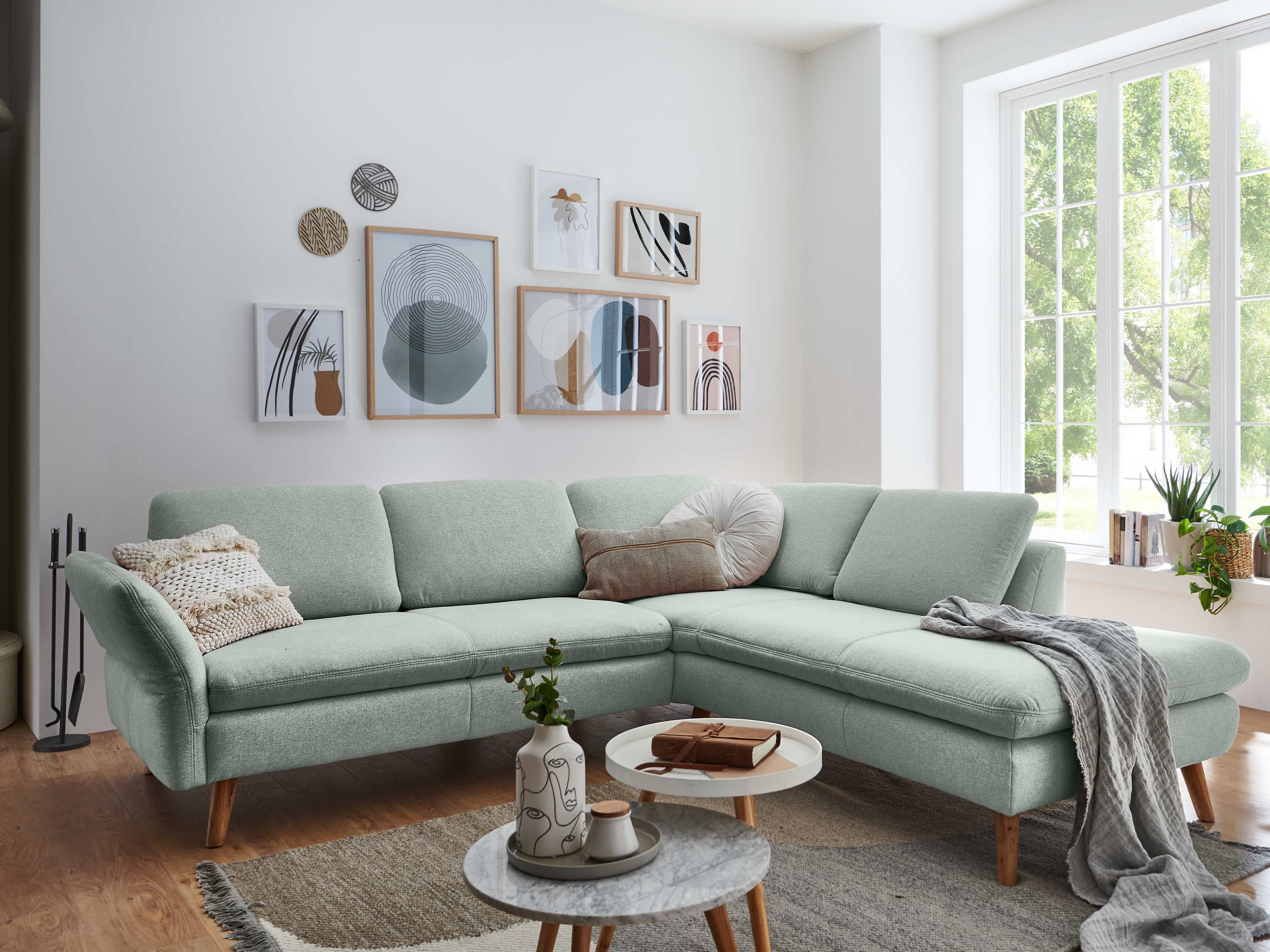 Ecksofa Grontario | Grau