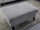 Polsterhocker Cabianca X | Grau