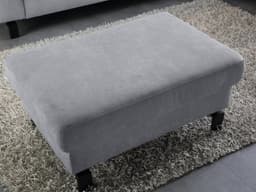 Polsterhocker Cabianca X | Grau
