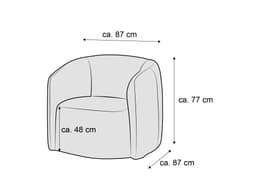 Sessel Maeve II | Grau
