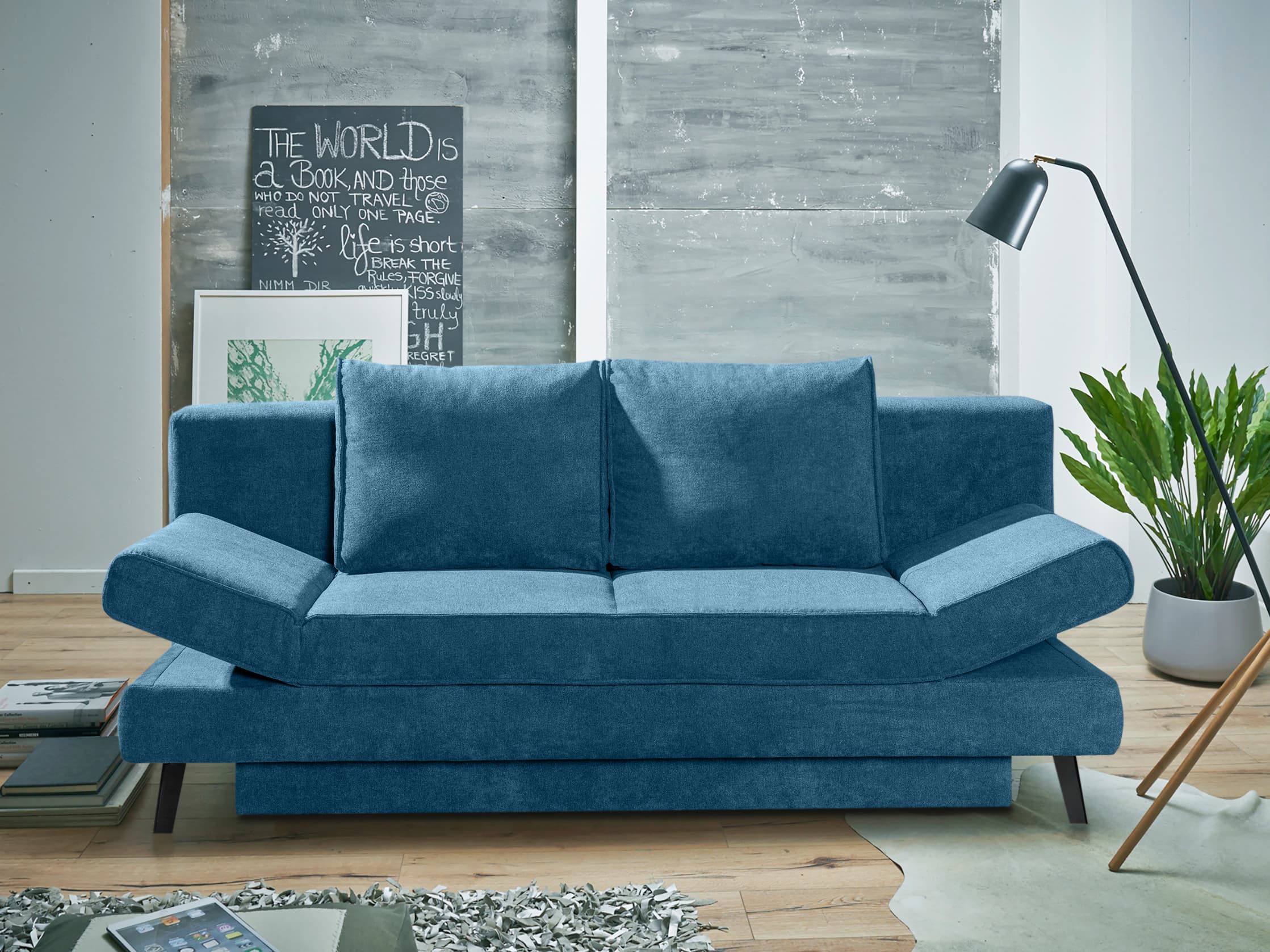 Schlafsofa River II | Blau