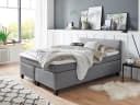 Boxspringbett Sayo | Grau
