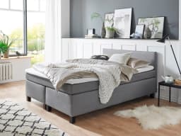 Boxspringbett Sayo | Grau