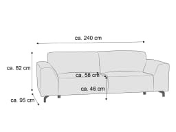 Einzelsofa Arizona IV | Braun
