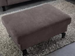 Polsterhocker Cabianca X | Braun