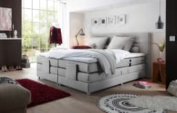 Boxspringbett Baiano | Grau