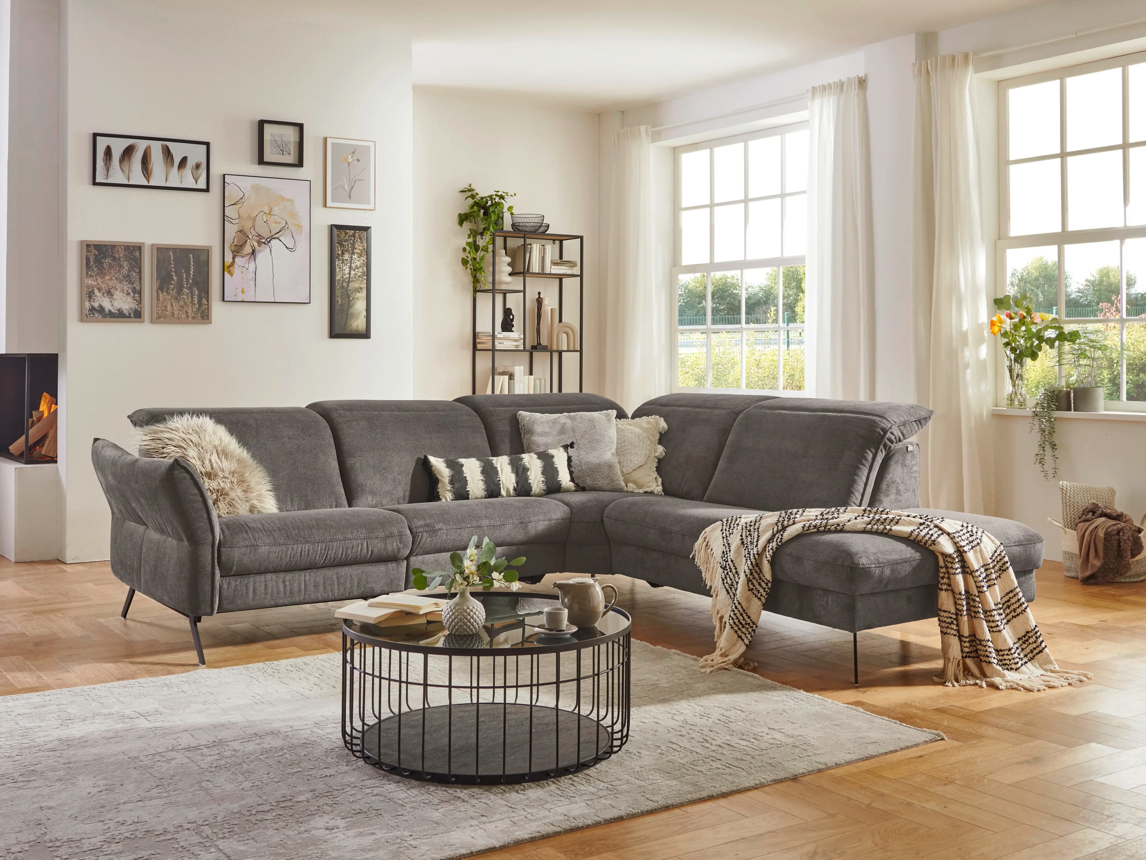Ecksofa Haifa | Braun