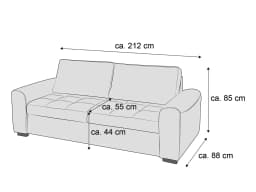Einzelsofa Harder II | Grau
