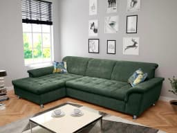 Ecksofa Drenchia | Grün