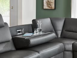 Ecksofa Provesano | Grau