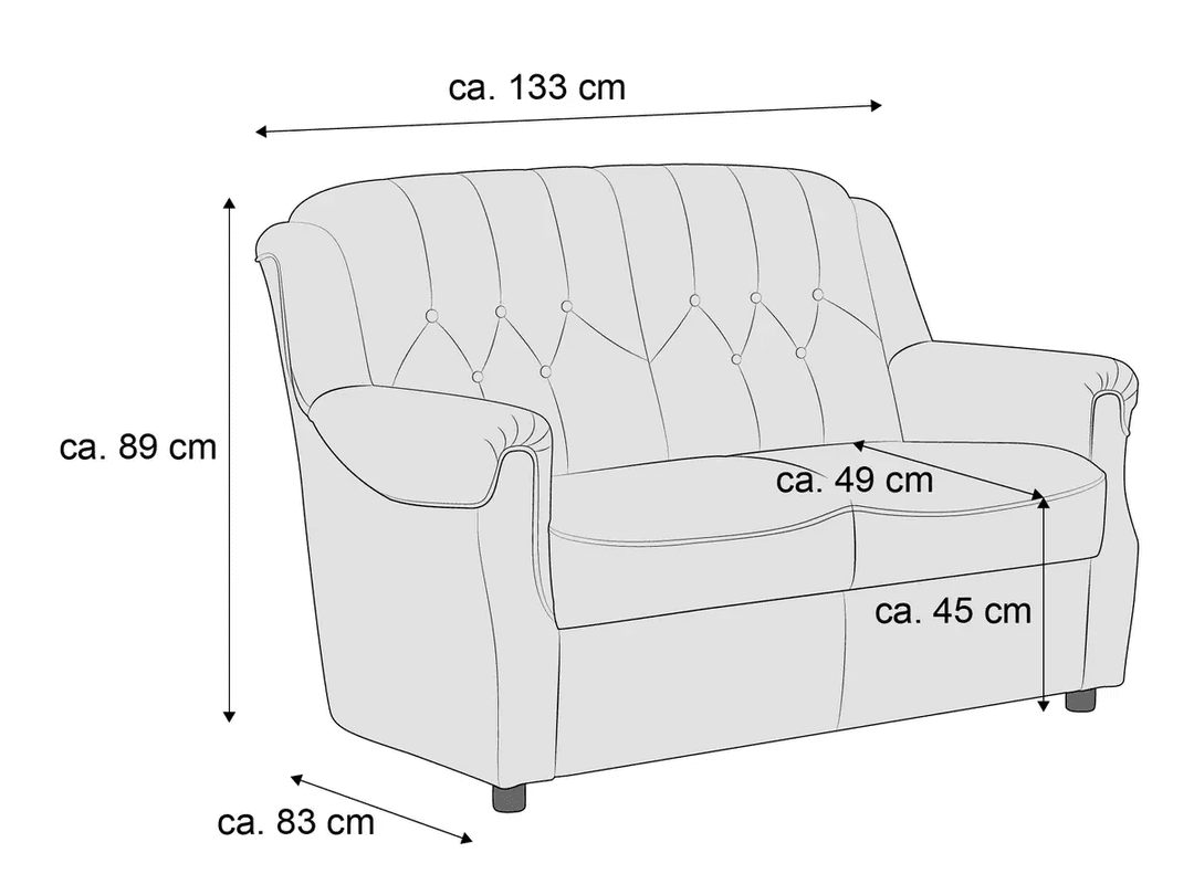 Einzelsofa Mansfield II | Grün