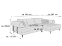 Ecksofa India II | Rosa 4