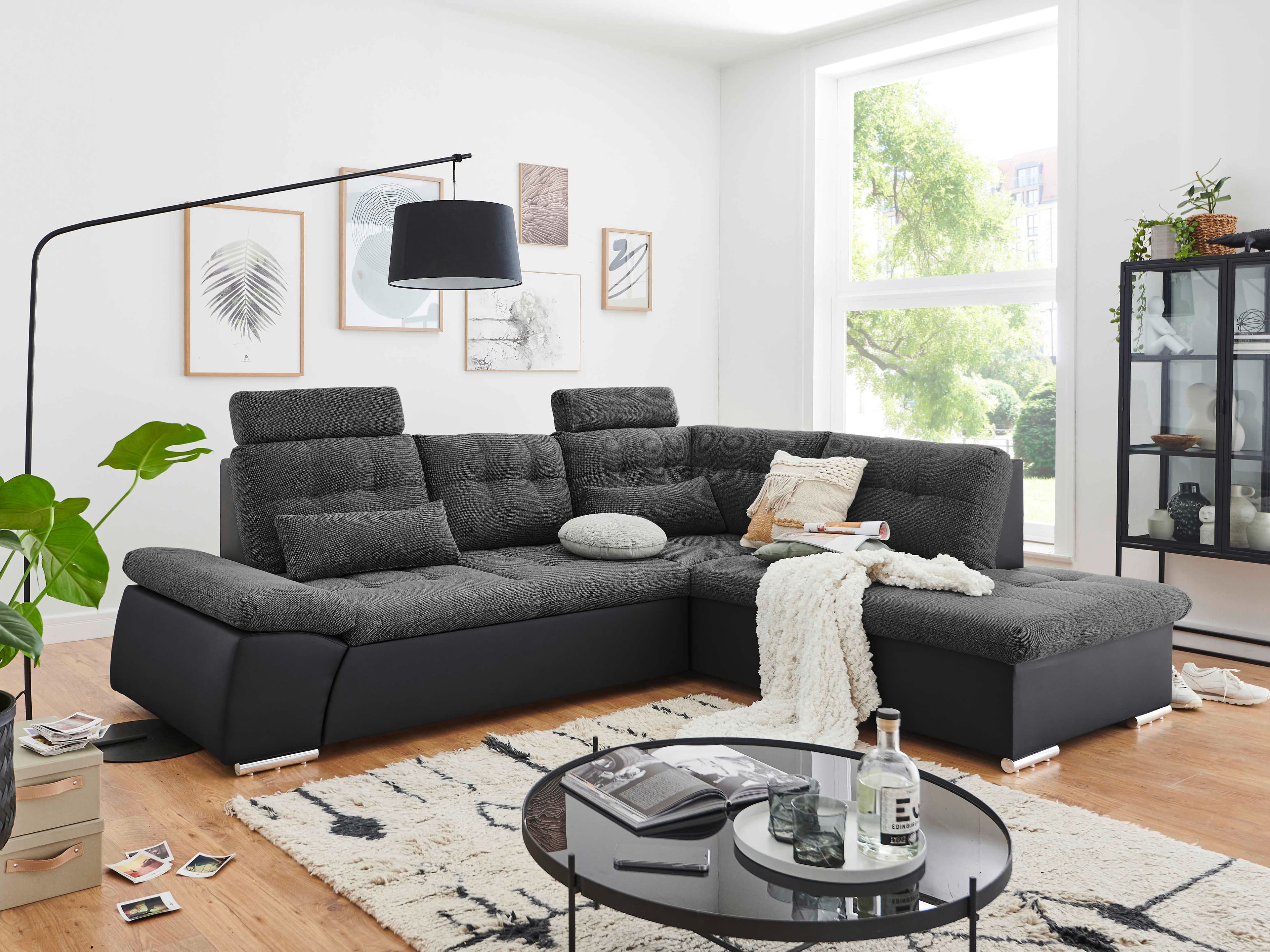 Ecksofa Bussoleno IV | Grau