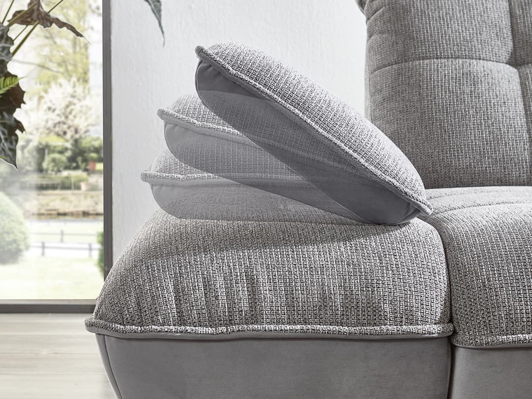 Ecksofa Piero Bett | Grün