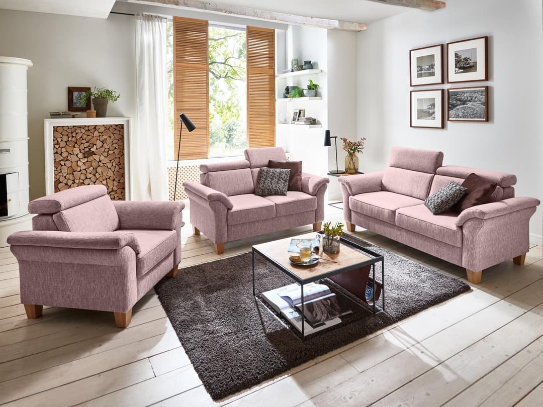 Polstergarnitur Scandicci II | Rosa