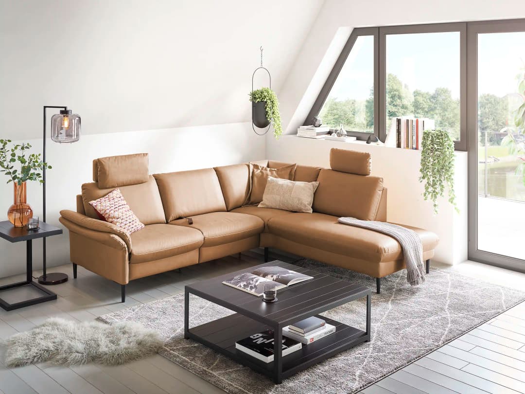 Ecksofa Carpin | Grau