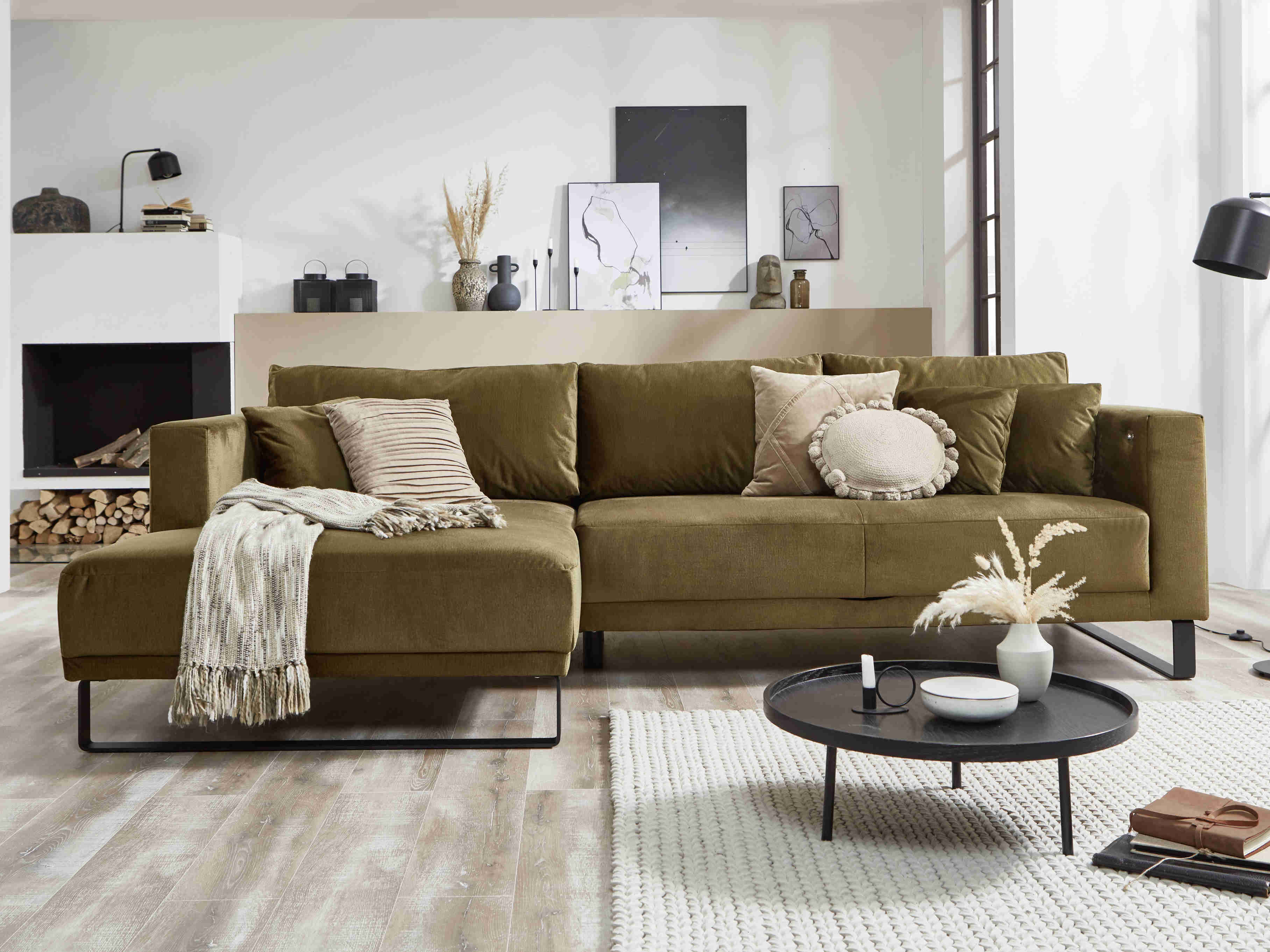 Ecksofa Irina II | Grün