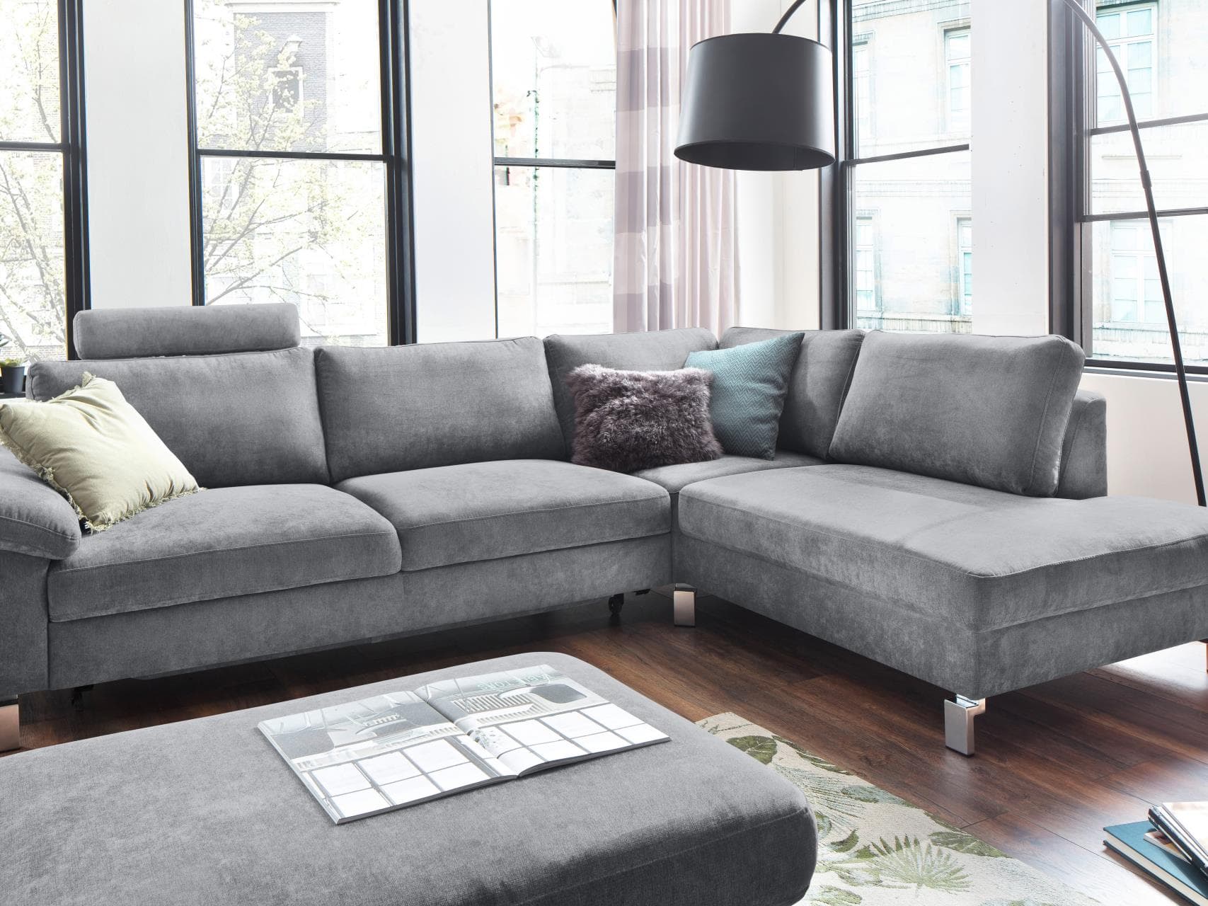 Ecksofa Cabianca VII | Grau