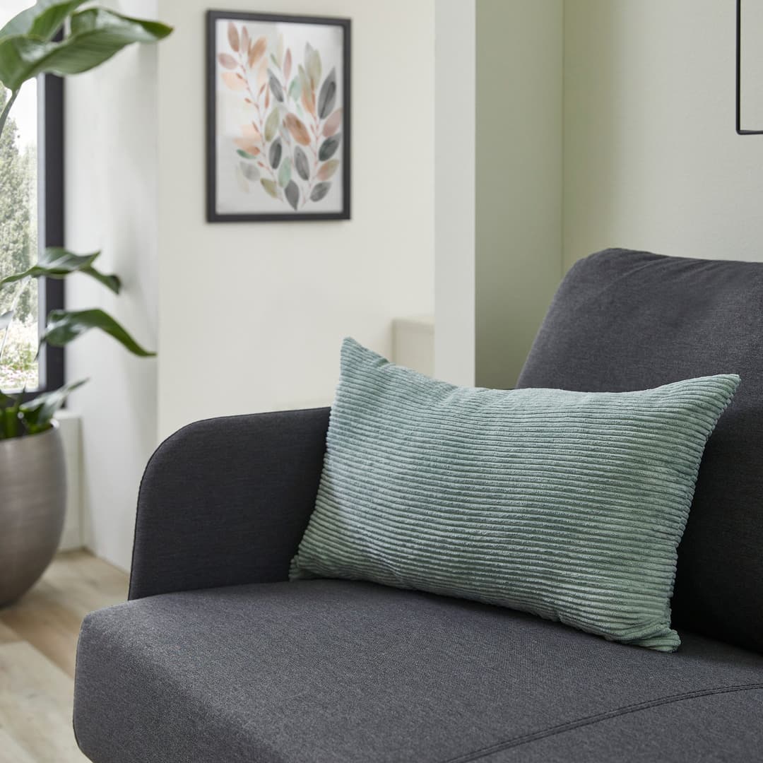 Andiamo Dekokissen Cord Kissen Emy | Grün