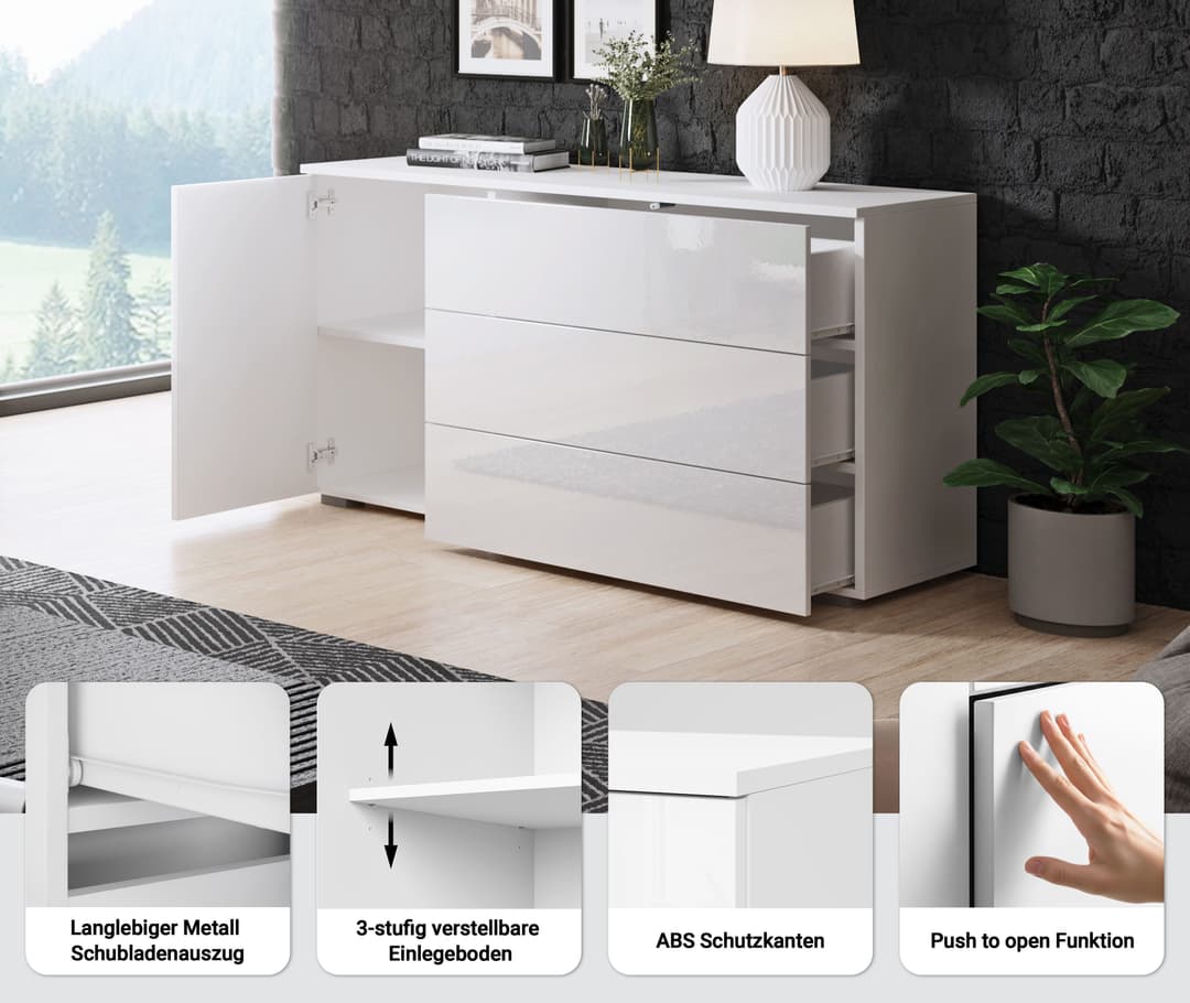 OTTO home Sideboard PARIS | Beige