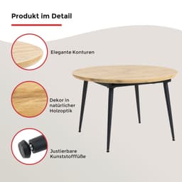 Duo Collection Esstisch Ausziehtisch Frida | Holztöne