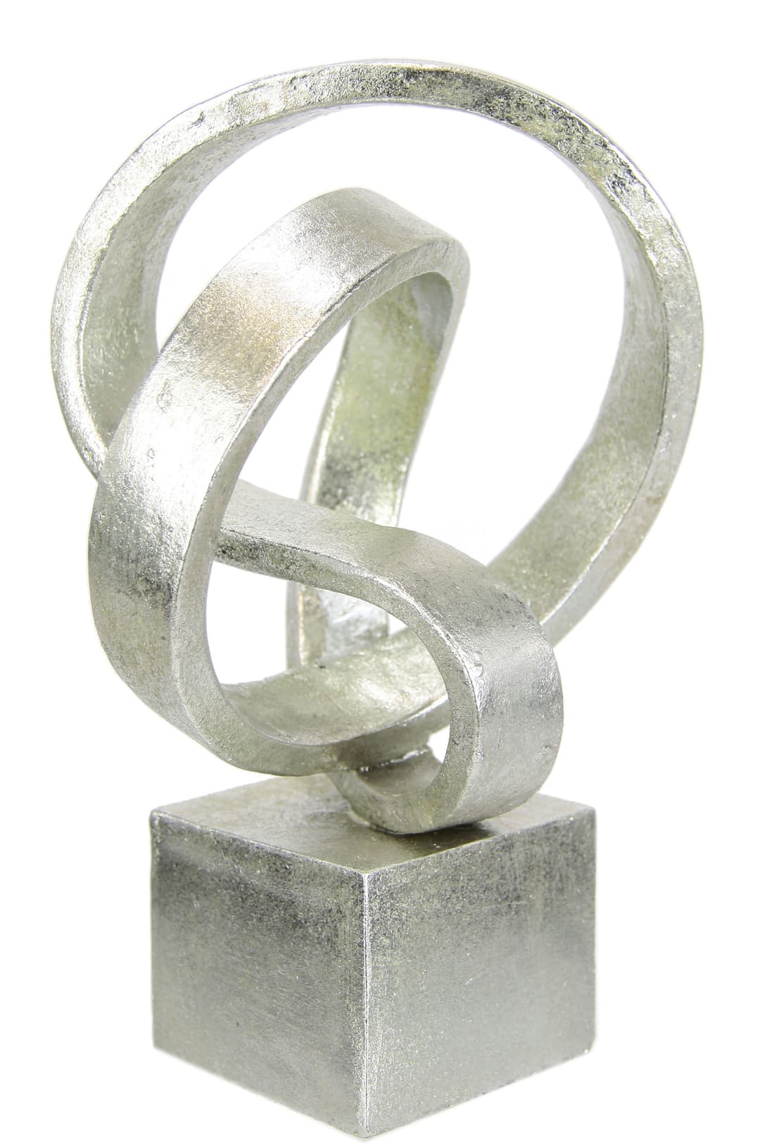 I.GE.A. Dekofigur Moderne Deko Skulptur | Silber