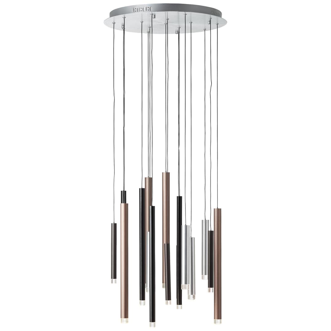 Brilliant Pendelleuchte Cembalo | Braun