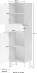 GERMANIA Midischrank GW-Mauresa | Weiß 5