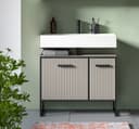 welltime Waschbeckenunterschrank Locri | Grau 2