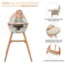 Kinderkraft Hochstuhl FINI 2 | Beige 5