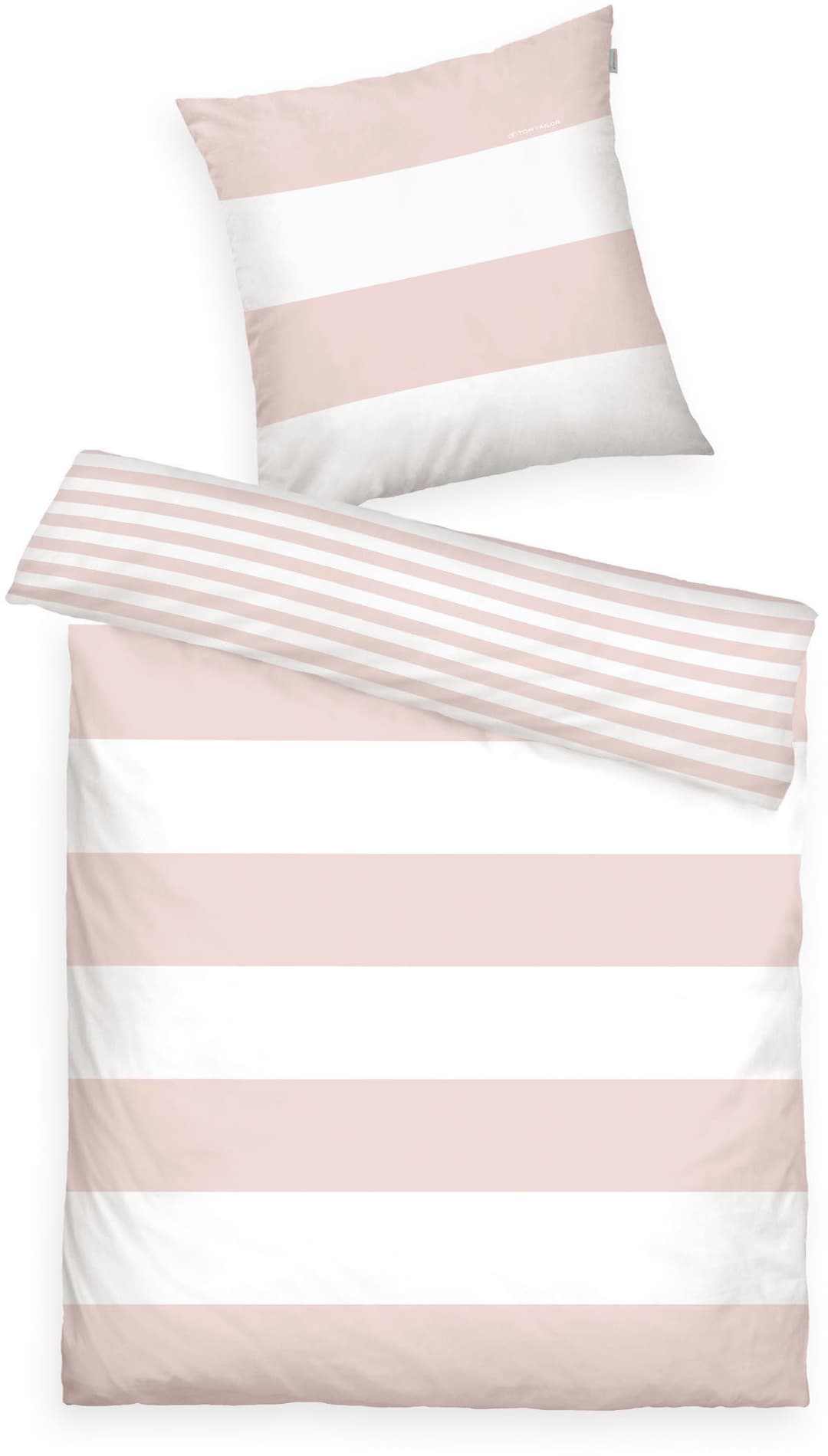 TOM TAILOR HOME Wendebettwäsche SIENA | Rosa