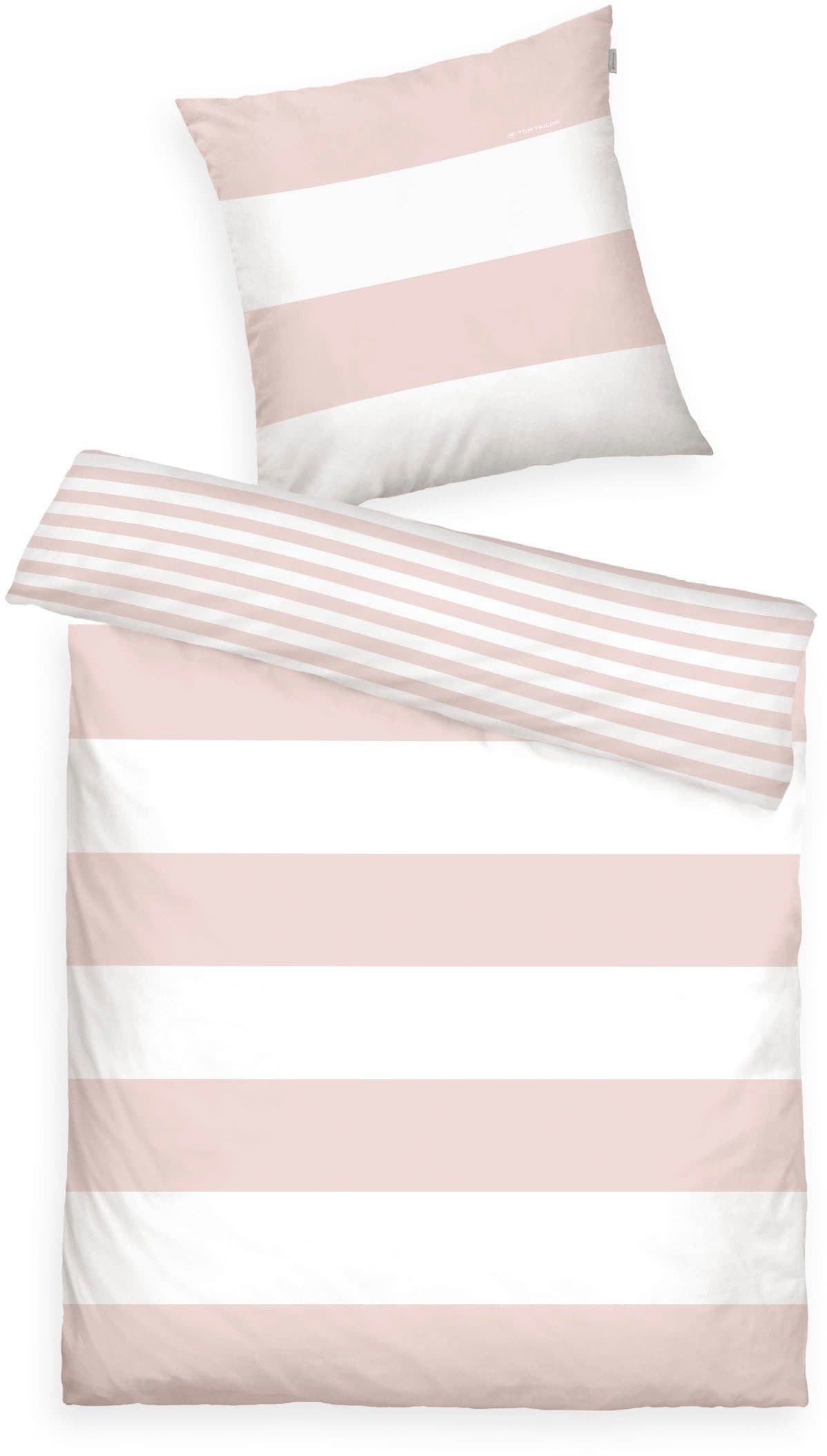 TOM TAILOR HOME Wendebettwäsche SIENA | Rosa