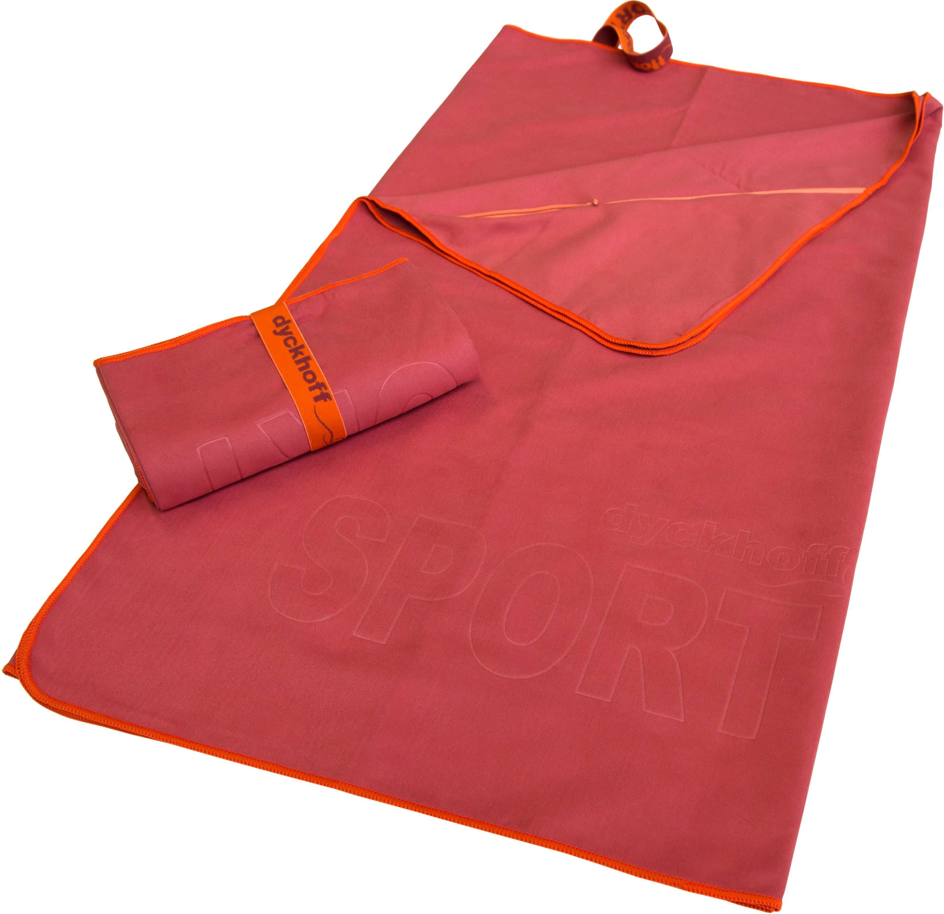 Dyckhoff Sporthandtuch Mikrofaser | Rot