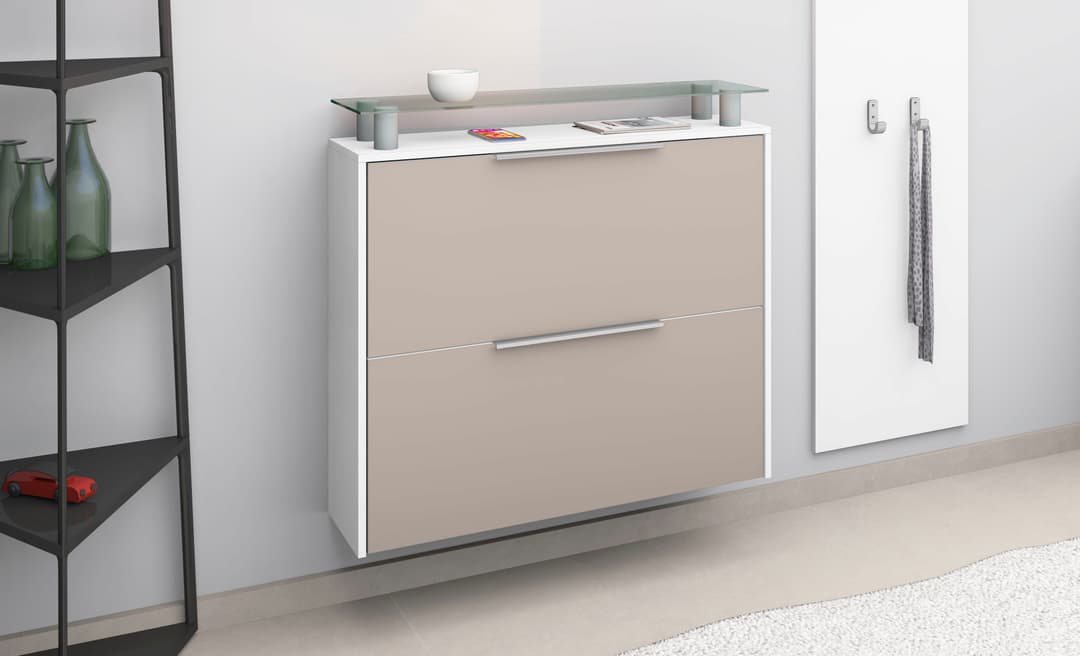 borchardt Möbel Schuhschrank Rena | Weiß