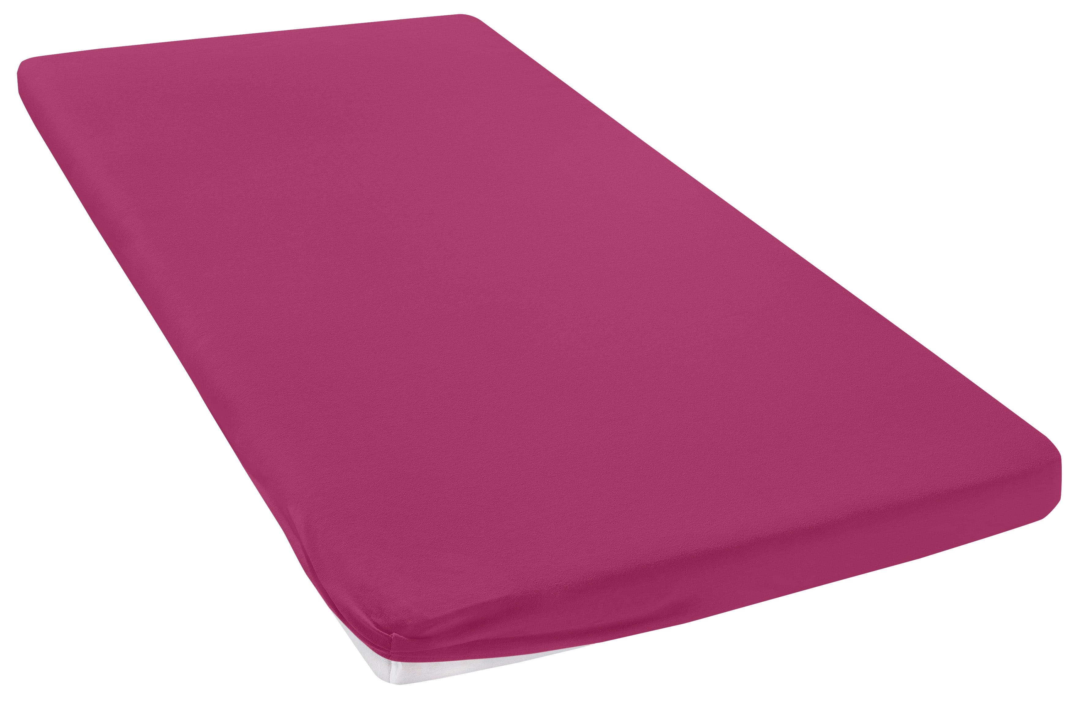 OTTO home Spannbettlaken Topper Basic | Pink