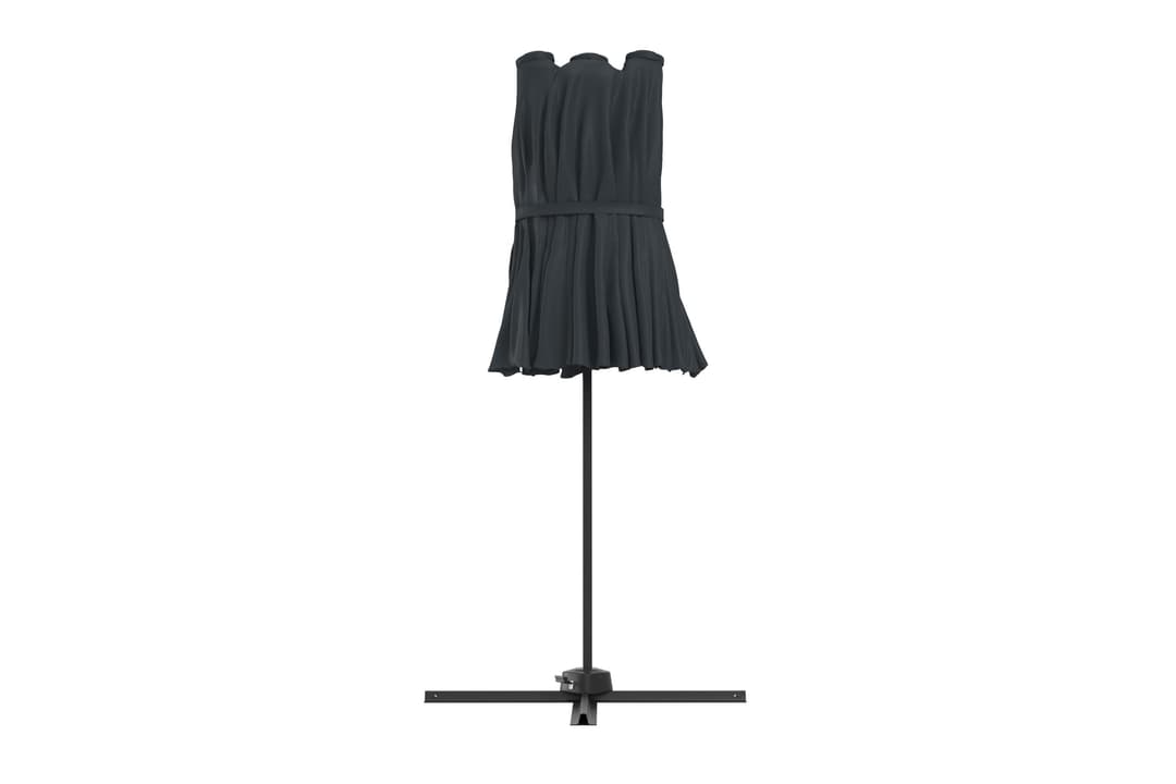 KONIFERA Ampelschirm Elba Twin | Grau