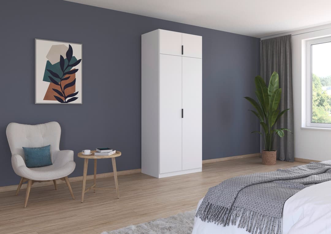 rauch Kleiderschrank LAGOA | Weiß