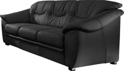 sit&more 3-Sitzer Savona | Schwarz