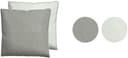 Biberna Kissenbezug Hermal Flanell | Grau 5