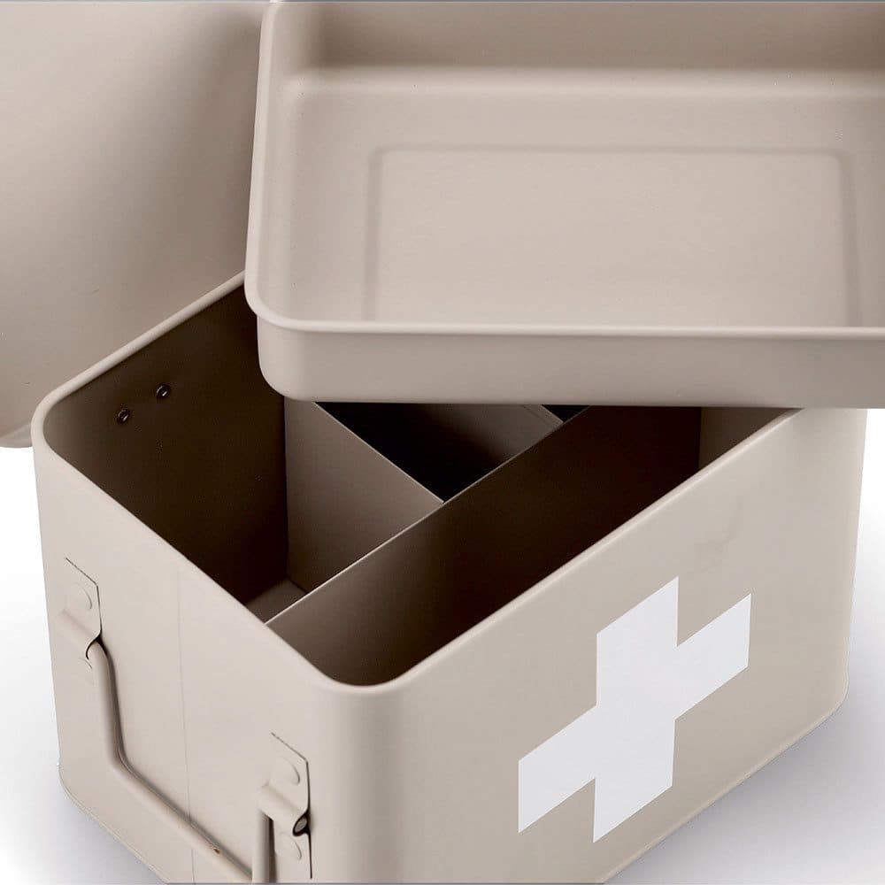 Zeller Present Aufbewahrungsbox Medizinbox | Beige