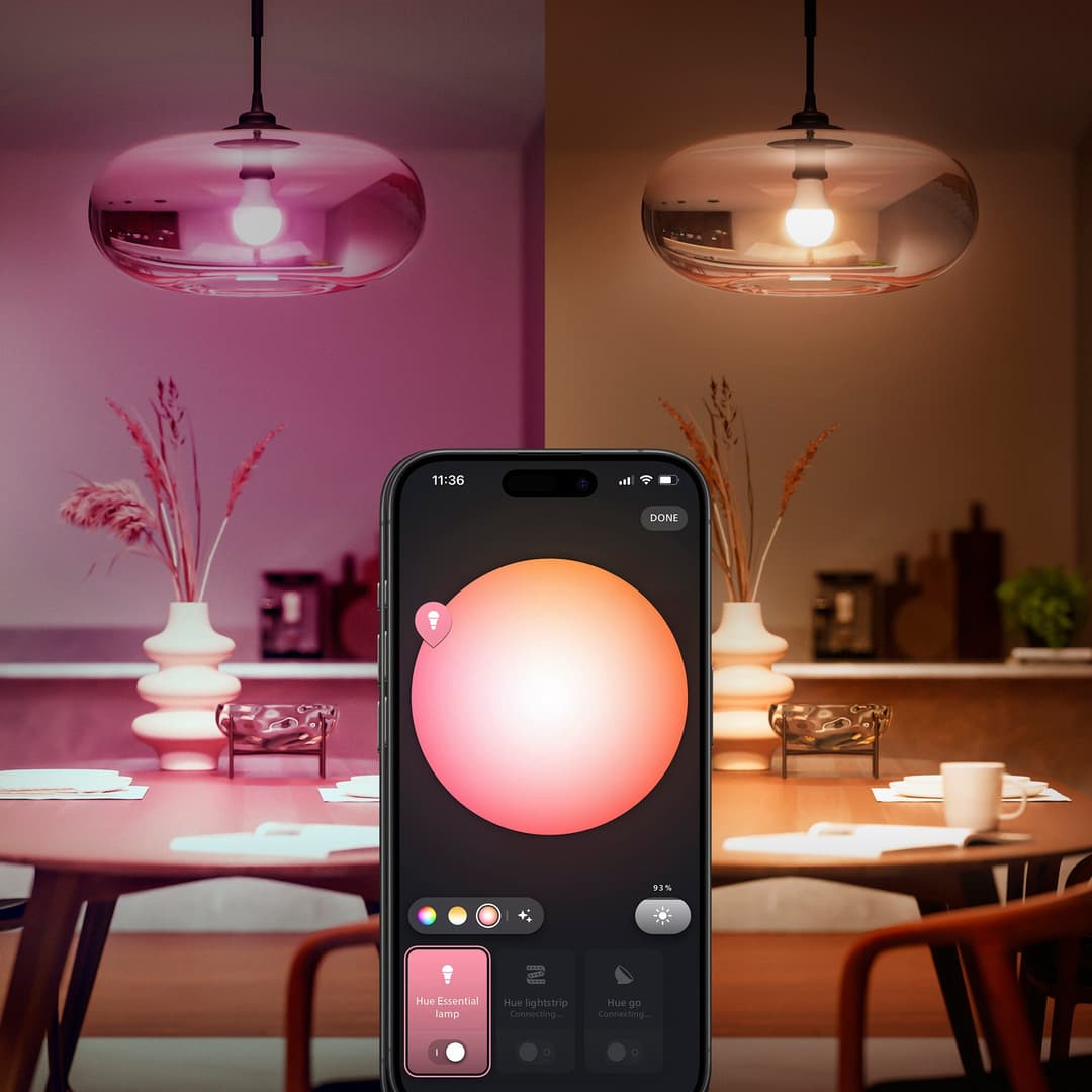 Philips Hue LED-Leuchtmittel Essential Starter Kit | Weiß