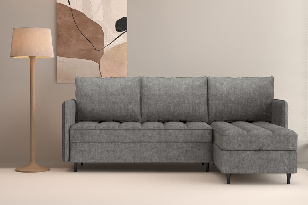 Dorel Home Ecksofa LINDHUS | Grau