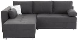 Home affaire Ecksofa Italia L-Form | Grau
