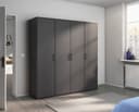 rauch Kleiderschrank VOYAGER | Grau 2
